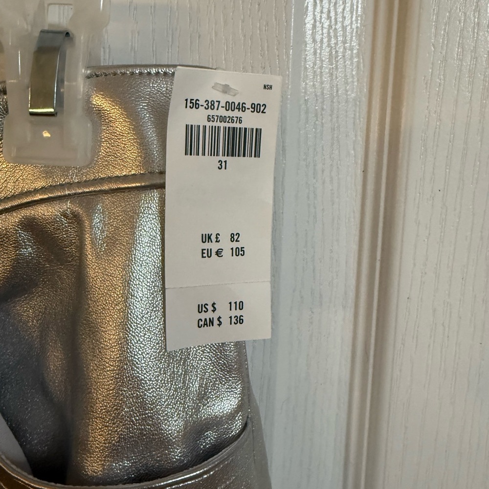 Silver Metallic Pants - Picture 2 of 4